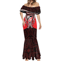 Canterbury 2026 Rugby Custom Mermaid Dress NZ Maori Silver Fern