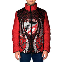 Canterbury 2026 Rugby Custom Padded Jacket NZ Maori Silver Fern