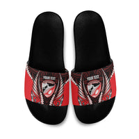 Canterbury 2026 Rugby Custom Slide Sandals NZ Maori Silver Fern