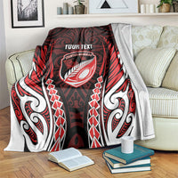 Counties Manukau 2026 Rugby Custom Blanket NZ Maori Silver Fern