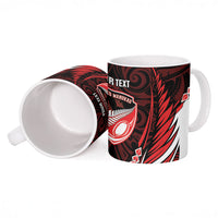 Counties Manukau 2026 Rugby Custom Ceramic Mug NZ Maori Silver Fern LT14 - Polynesian Pride