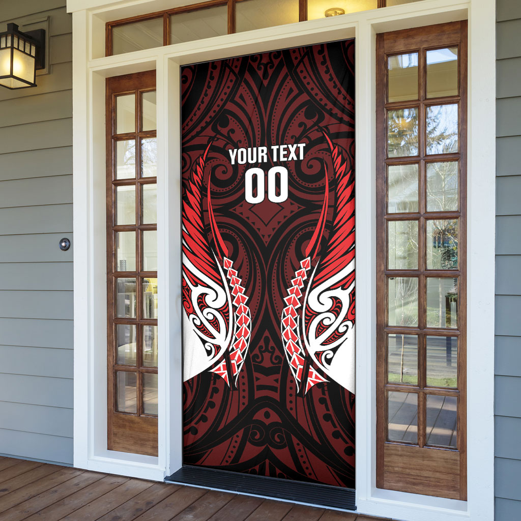 Counties Manukau 2026 Rugby Custom Door Cover NZ Maori Silver Fern