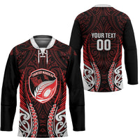 Counties Manukau 2026 Rugby Custom Hockey Jersey NZ Maori Silver Fern