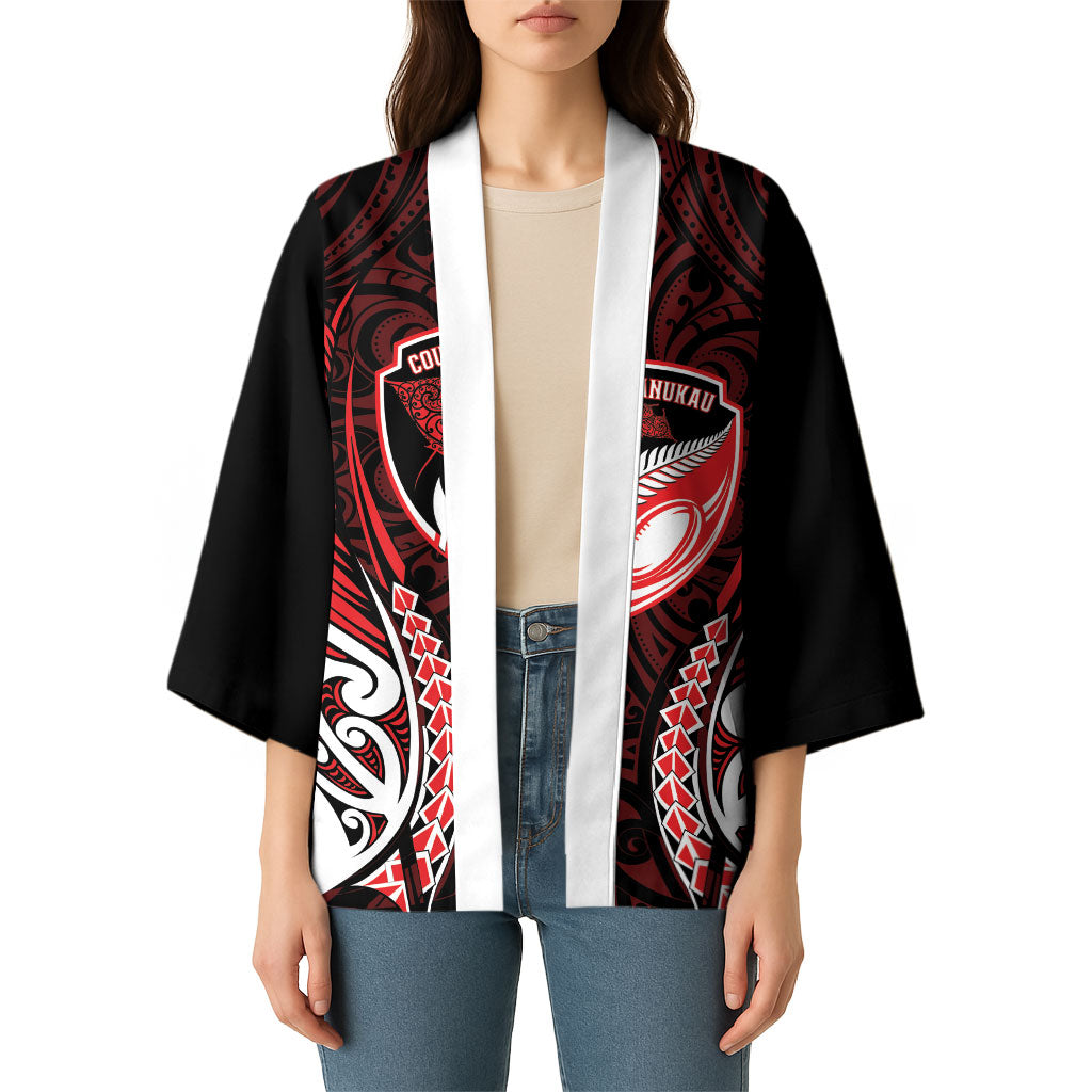 Counties Manukau 2026 Rugby Custom Kimono NZ Maori Silver Fern