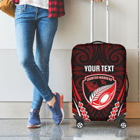 Counties Manukau 2026 Rugby Custom Luggage Cover NZ Maori Silver Fern