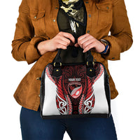 Counties Manukau 2026 Rugby Custom Shoulder Handbag NZ Maori Silver Fern LT14 - Polynesian Pride