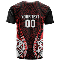 Counties Manukau 2026 Rugby Custom T Shirt NZ Maori Silver Fern LT14 - Polynesian Pride
