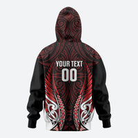 Counties Manukau 2026 Rugby Custom Zip Hoodie NZ Maori Silver Fern LT14 - Polynesian Pride