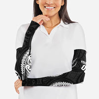 Hawke's Bay 2026 Rugby Custom Arm Sleeves NZ Maori Silver Fern