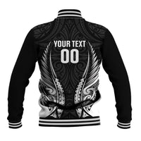 Hawke's Bay 2026 Rugby Custom Baseball Jacket NZ Maori Silver Fern LT14 - Polynesian Pride