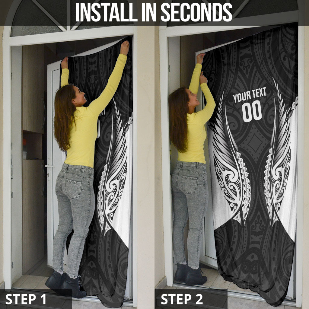 Hawke's Bay 2026 Rugby Custom Door Cover NZ Maori Silver Fern