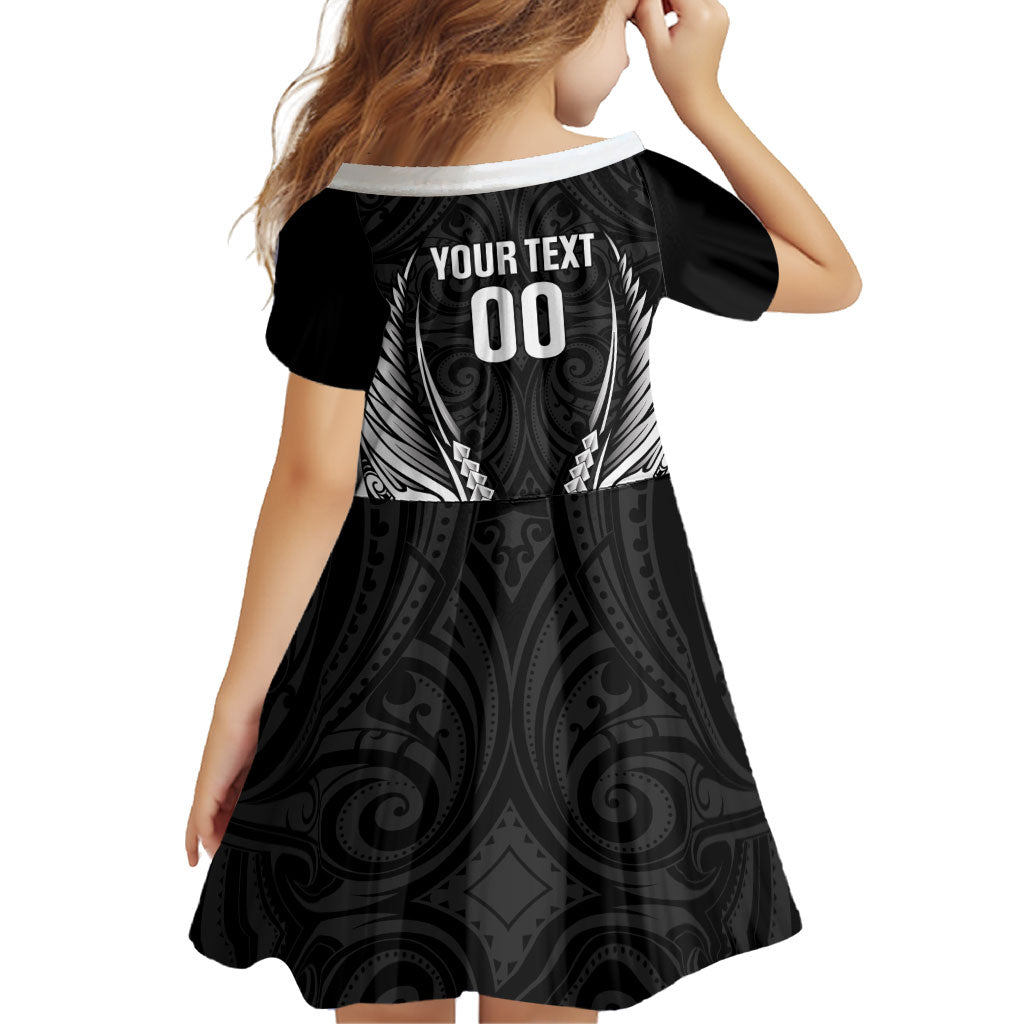 Hawke's Bay 2026 Rugby Custom Family Matching Long Sleeve Bodycon Dress and Hawaiian Shirt NZ Maori Silver Fern LT14 - Polynesian Pride