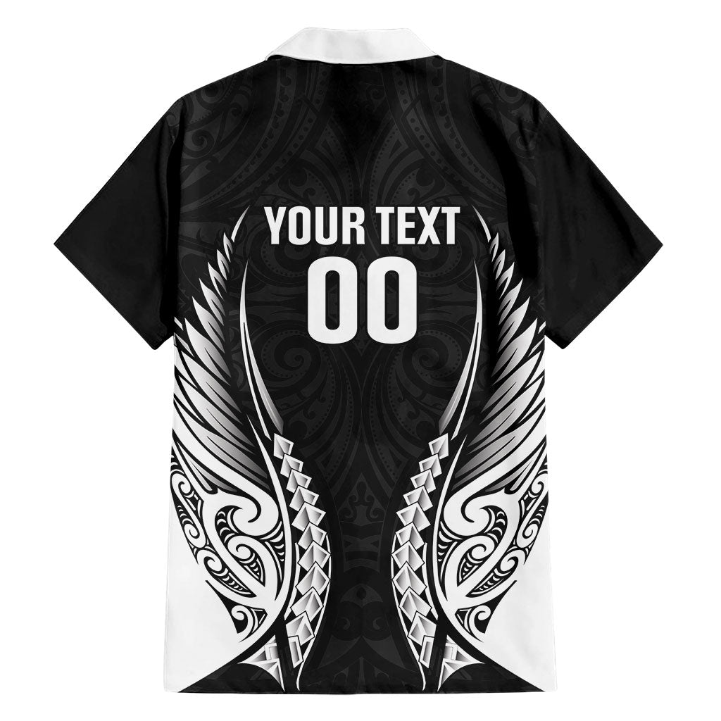Hawke's Bay 2026 Rugby Custom Family Matching Mermaid Dress and Hawaiian Shirt NZ Maori Silver Fern LT14 - Polynesian Pride