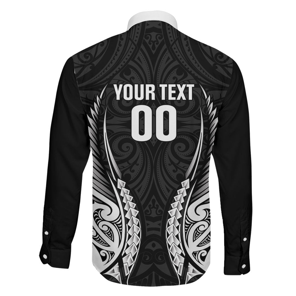 Hawke's Bay 2026 Rugby Custom Family Matching Off Shoulder Short Dress and Hawaiian Shirt NZ Maori Silver Fern LT14 - Polynesian Pride