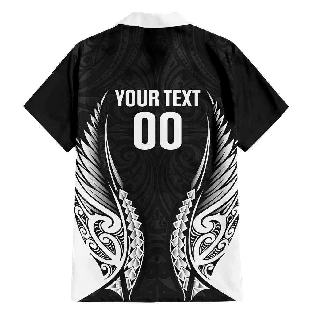 Hawke's Bay 2026 Rugby Custom Family Matching Tank Maxi Dress and Hawaiian Shirt NZ Maori Silver Fern LT14 - Polynesian Pride
