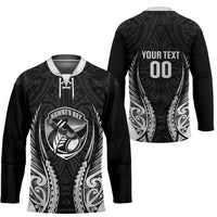 Hawke's Bay 2026 Rugby Custom Hockey Jersey NZ Maori Silver Fern