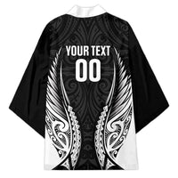 Hawke's Bay 2026 Rugby Custom Kimono NZ Maori Silver Fern