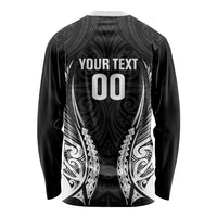 Hawke's Bay 2026 Rugby Custom Long Sleeve Shirt NZ Maori Silver Fern