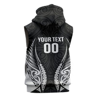 Hawke's Bay 2026 Rugby Custom Sleeveless Hoodie NZ Maori Silver Fern LT14 - Polynesian Pride