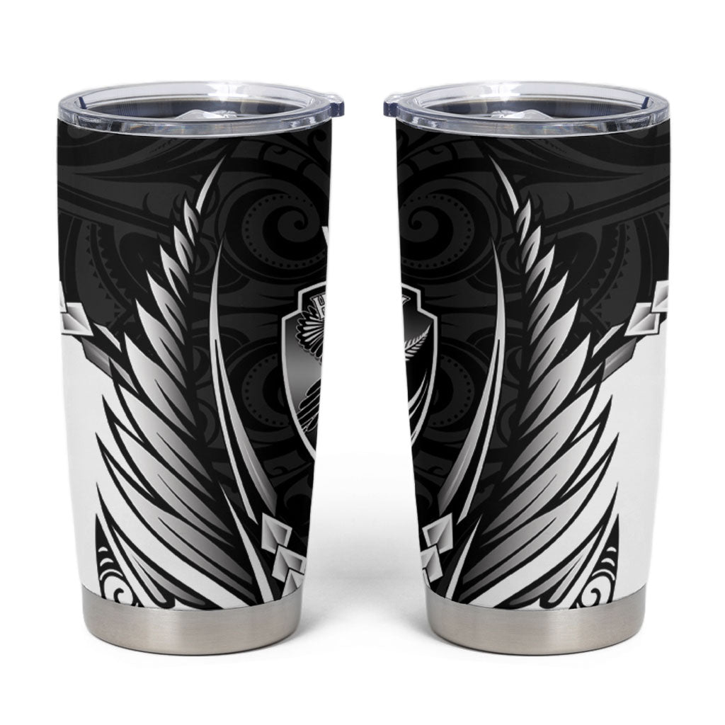 Hawke's Bay 2026 Rugby Custom Tumbler Cup NZ Maori Silver Fern