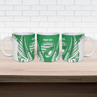 Manawatu 2026 Rugby Custom Ceramic Mug NZ Maori Silver Fern