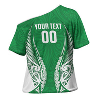 Manawatu 2026 Rugby Custom Cross Shoulder Shirt NZ Maori Silver Fern
