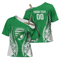 Manawatu 2026 Rugby Custom Cross Shoulder Shirt NZ Maori Silver Fern