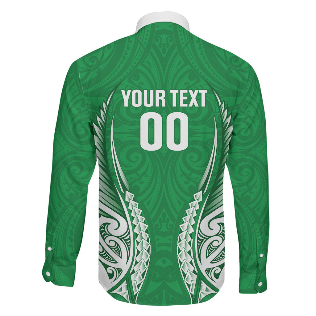 Manawatu 2026 Rugby Custom Family Matching Off Shoulder Short Dress and Hawaiian Shirt NZ Maori Silver Fern LT14 - Polynesian Pride