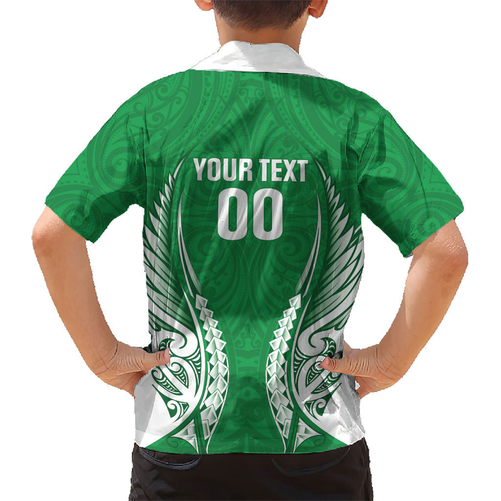 Manawatu 2026 Rugby Custom Family Matching Puletasi and Hawaiian Shirt NZ Maori Silver Fern LT14 - Polynesian Pride