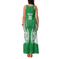 Manawatu 2026 Rugby Custom Family Matching Tank Maxi Dress and Hawaiian Shirt NZ Maori Silver Fern LT14 - Polynesian Pride