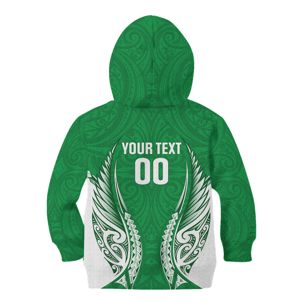 Manawatu 2026 Rugby Custom Kid Hoodie NZ Maori Silver Fern