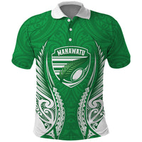Manawatu 2026 Rugby Custom Polo Shirt NZ Maori Silver Fern