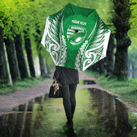 Manawatu 2026 Rugby Custom Umbrella NZ Maori Silver Fern
