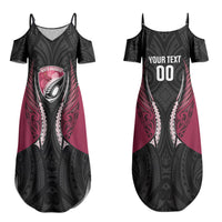 North Harbour 2026 Rugby Custom Couples Matching Summer Maxi Dress and Hawaiian Shirt NZ Maori Silver Fern LT14 - Polynesian Pride