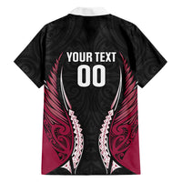 North Harbour 2026 Rugby Custom Hawaiian Shirt NZ Maori Silver Fern