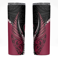 North Harbour 2026 Rugby Custom Skinny Tumbler NZ Maori Silver Fern