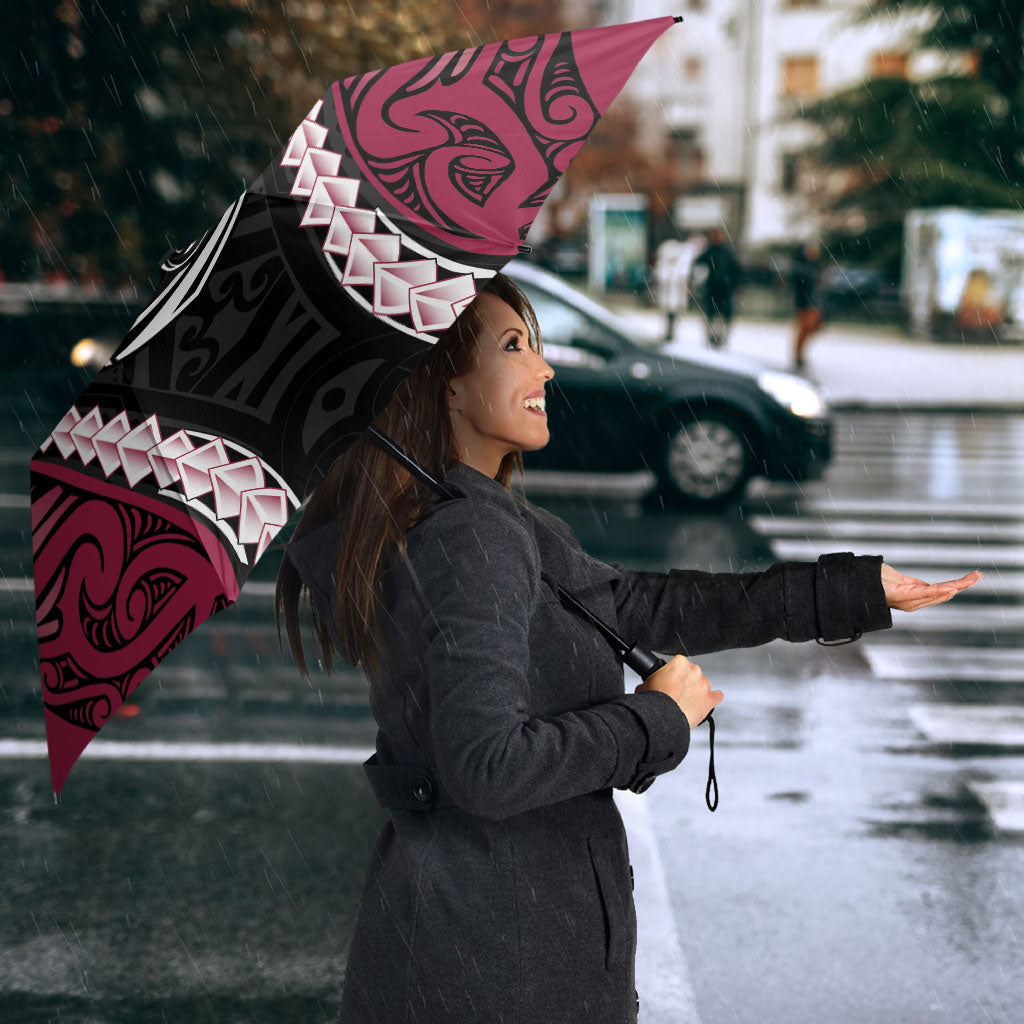 North Harbour 2026 Rugby Custom Umbrella NZ Maori Silver Fern