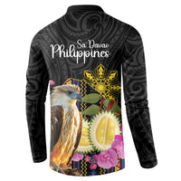 Kadayawan Philippines Button Sweatshirt Filipino Eagle Happy 39th Anniversary LT14 - Polynesian Pride