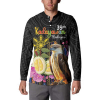 Kadayawan Philippines Button Sweatshirt Filipino Eagle Happy 39th Anniversary LT14 - Polynesian Pride