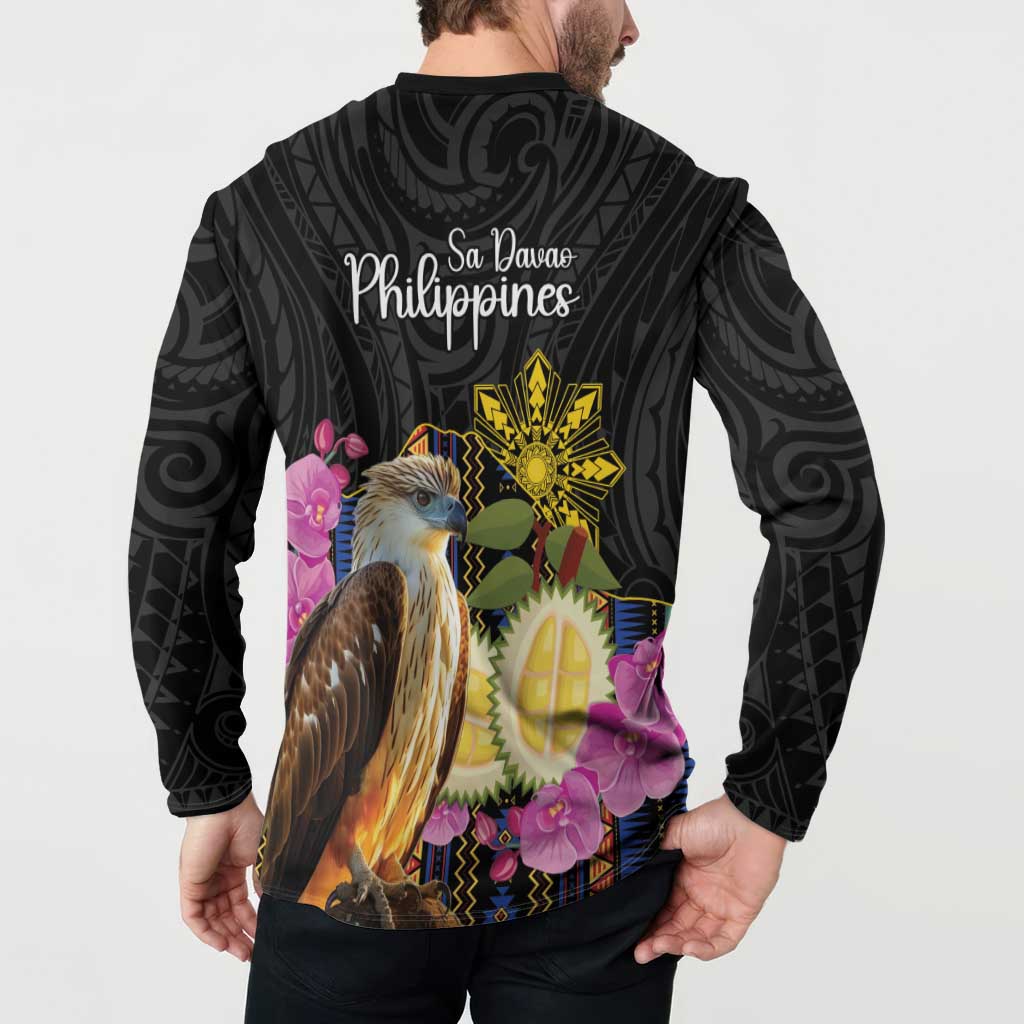 Kadayawan Philippines Button Sweatshirt Filipino Eagle Happy 39th Anniversary LT14 - Polynesian Pride