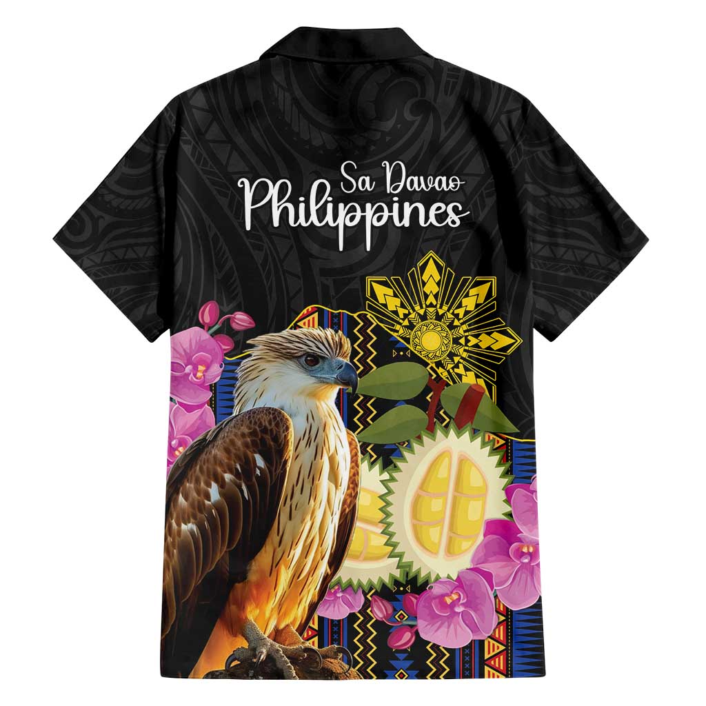 Kadayawan Philippines Family Matching Off Shoulder Maxi Dress and Hawaiian Shirt Filipino Eagle Happy 39th Anniversary LT14 - Polynesian Pride