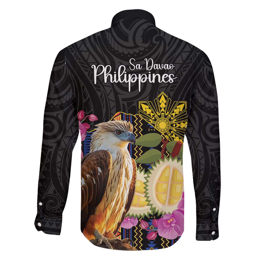 Kadayawan Philippines Family Matching Off Shoulder Maxi Dress and Hawaiian Shirt Filipino Eagle Happy 39th Anniversary LT14 - Polynesian Pride