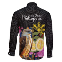 Kadayawan Philippines Family Matching Off Shoulder Short Dress and Hawaiian Shirt Filipino Eagle Happy 39th Anniversary LT14 - Polynesian Pride