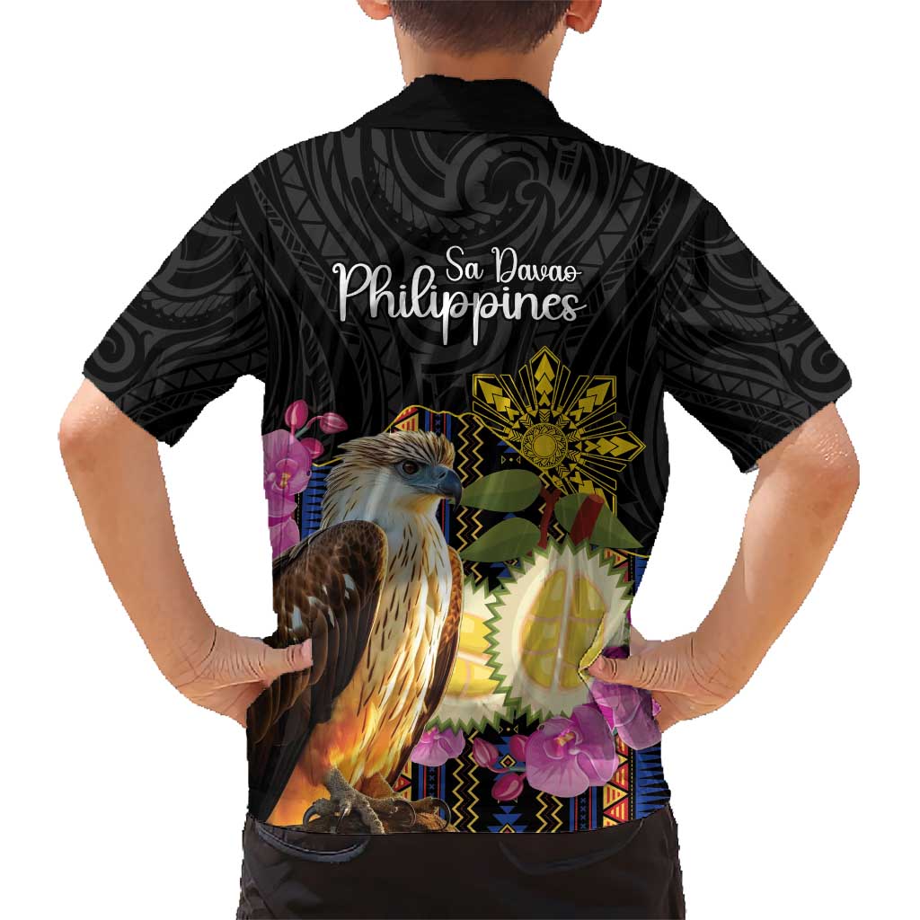 Kadayawan Philippines Kid Hawaiian Shirt Filipino Eagle Happy 39th Anniversary LT14 - Polynesian Pride
