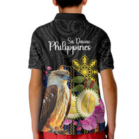 Kadayawan Philippines Kid Polo Shirt Filipino Eagle Happy 39th Anniversary LT14 - Polynesian Pride