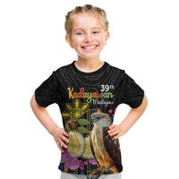 Kadayawan Philippines Kid T Shirt Filipino Eagle Happy 39th Anniversary LT14 Black - Polynesian Pride