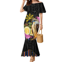 Kadayawan Philippines Mermaid Dress Filipino Eagle Happy 39th Anniversary LT14 Women Black - Polynesian Pride
