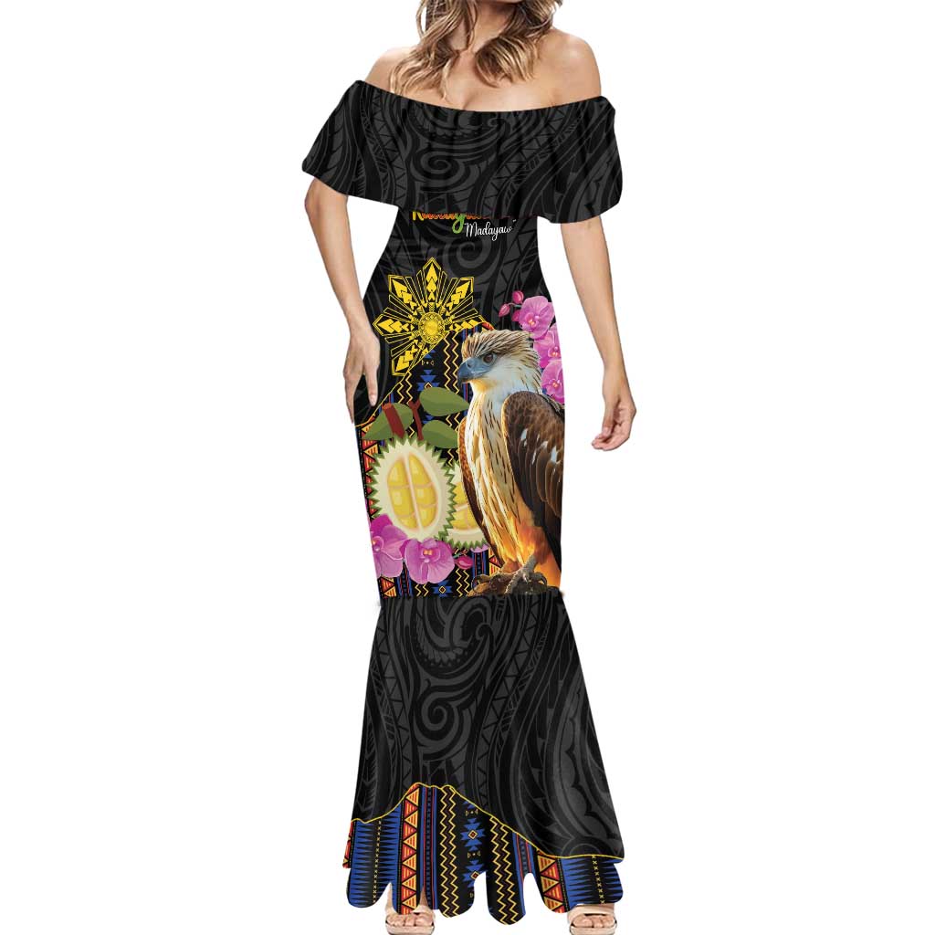 Kadayawan Philippines Mermaid Dress Filipino Eagle Happy 39th Anniversary LT14 - Polynesian Pride