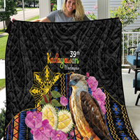 Kadayawan Philippines Quilt Filipino Eagle Happy 39th Anniversary LT14 Black - Polynesian Pride