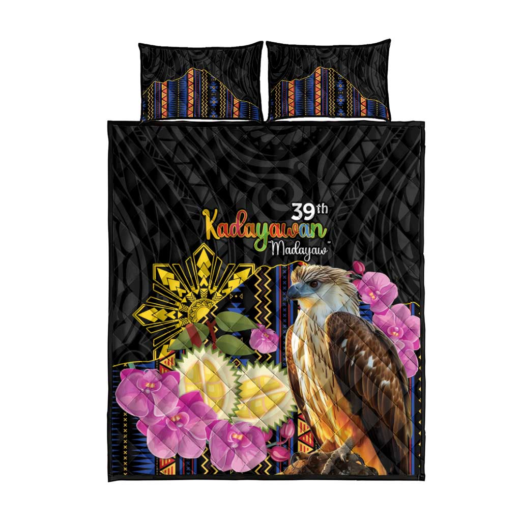 Kadayawan Philippines Quilt Bed Set Filipino Eagle Happy 39th Anniversary LT14 - Polynesian Pride